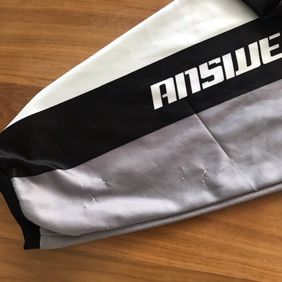 ANSWER RACING MX MOTO JERSEY MENS X-LARGE BLACK RED WHITE - Picture 5 of 11